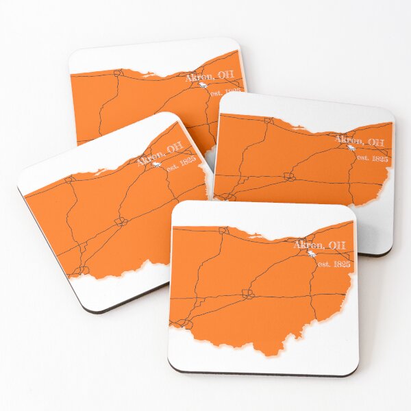 Item preview, Akron, OH [Orange] designed and sold by PhilbonianDezin.