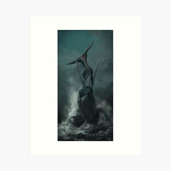 Item preview, Pteranodon on the rocks designed and sold by MarkWitton.