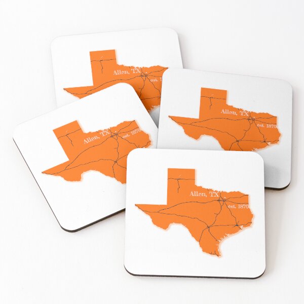 Item preview, Allen, TX [Orange] designed and sold by PhilbonianDezin.