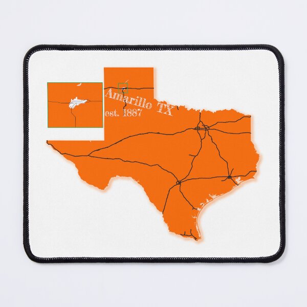 Item preview, Amarillo, TX [Orange] designed and sold by PhilbonianDezin.