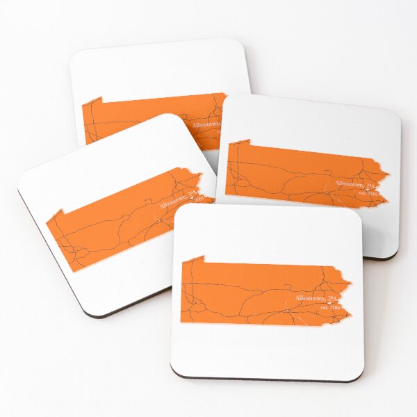 Item preview, Allentown, PA [Orange] designed and sold by PhilbonianDezin.