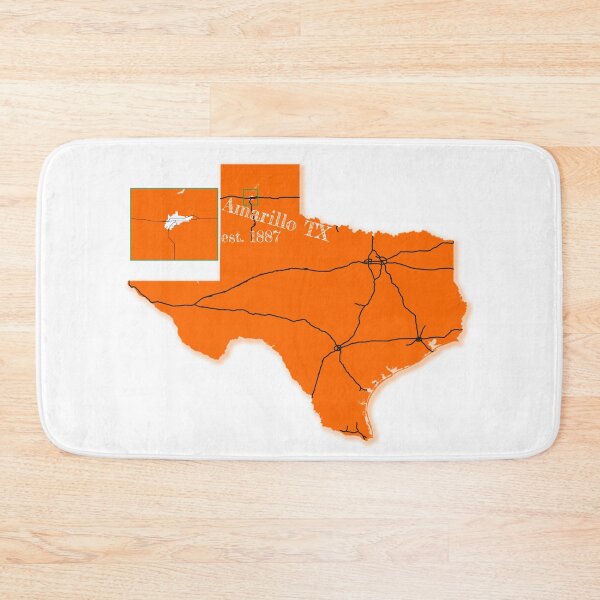 Item preview, Amarillo, TX [Orange] designed and sold by PhilbonianDezin.