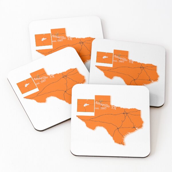 Item preview, Amarillo, TX [Orange] designed and sold by PhilbonianDezin.