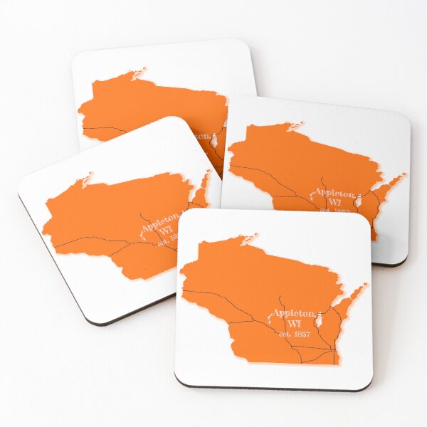 Item preview, Appleton, WI [Orange] designed and sold by PhilbonianDezin.