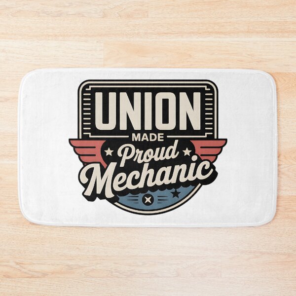 Item preview, Proud Mechanic Union Made Badge designed and sold by CraftStudioCo.