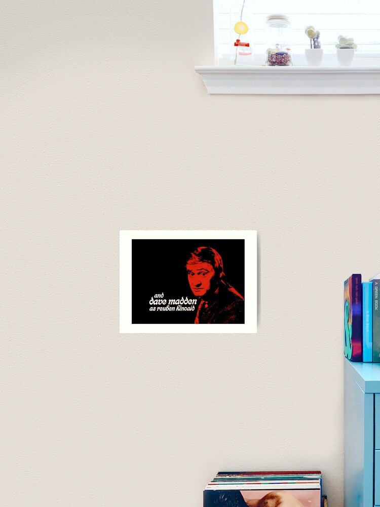 Dave Madden As Rueben Kincaid Partridge Family Screen Grab Art Print By Hypecollege Redbubble