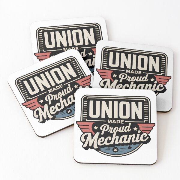 Item preview, Proud Mechanic Union Made Badge designed and sold by CraftStudioCo.