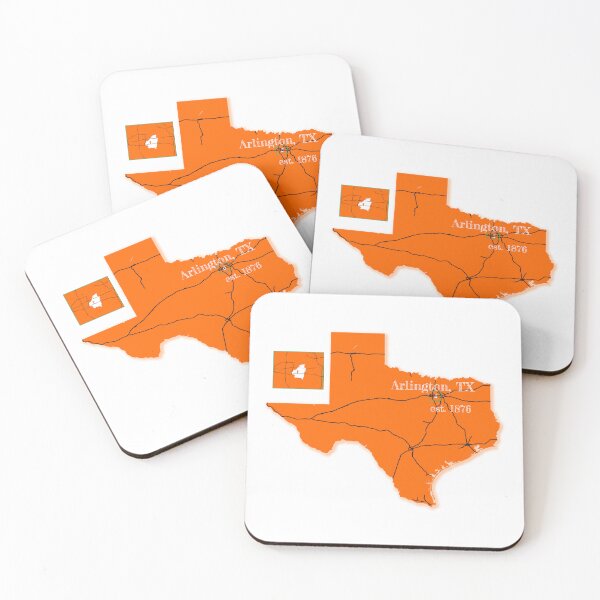 Item preview, Arlington, TX [Orange] designed and sold by PhilbonianDezin.