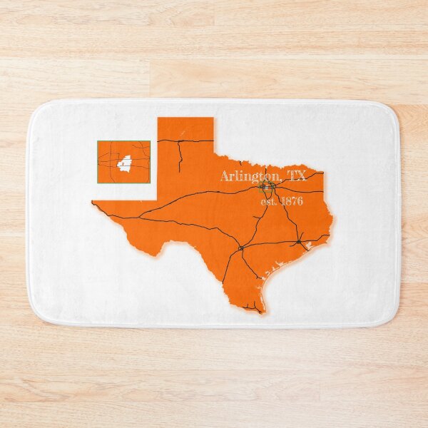 Item preview, Arlington, TX [Orange] designed and sold by PhilbonianDezin.