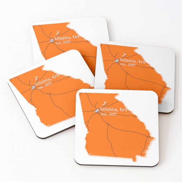 Item preview, Atlanta, GA [Orange] designed and sold by PhilbonianDezin.