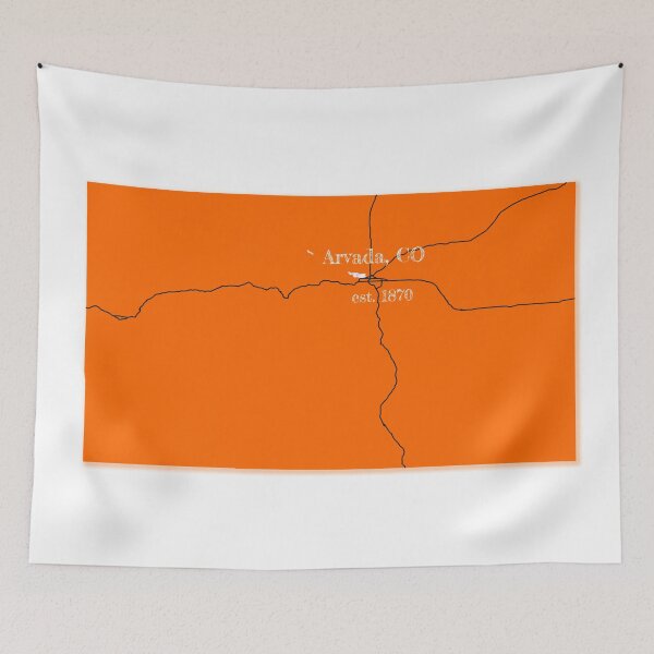 Item preview, Arvada, CO [Orange] designed and sold by PhilbonianDezin.