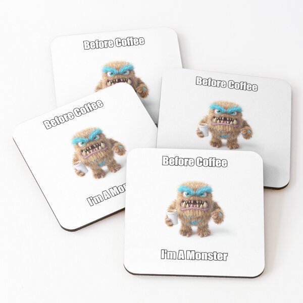 Item preview, Before Coffee I'm A Monster Funny Caffeine Lover Humor	 designed and sold by artlife709.