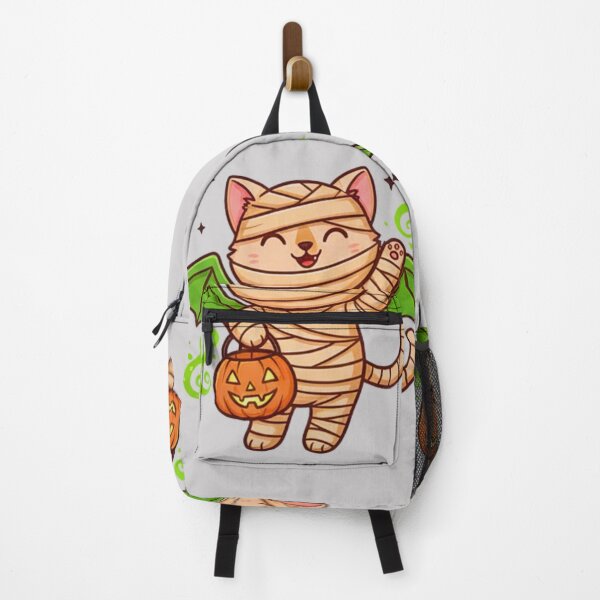 Item preview, Kawaii Mummy Cat | Cute Halloween Dragon Wing Kitty designed and sold by E-SarnEdge.