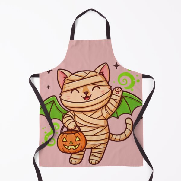 Item preview, Kawaii Mummy Cat | Cute Halloween Dragon Wing Kitty designed and sold by E-SarnEdge.