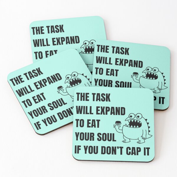Item preview, Task Management Monster – Productivity Humor Quote designed and sold by kinda-clever.