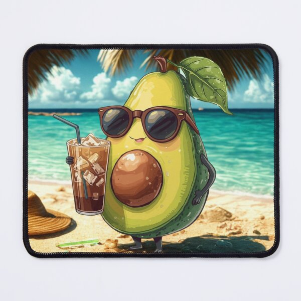 Item preview, ?✨ Cute Avocado with Coffee – Funny Summer Aesthetic designed and sold by TicoInk.