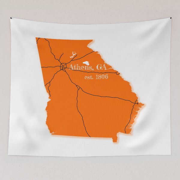 Item preview, Athens, GA [Orange] designed and sold by PhilbonianDezin.