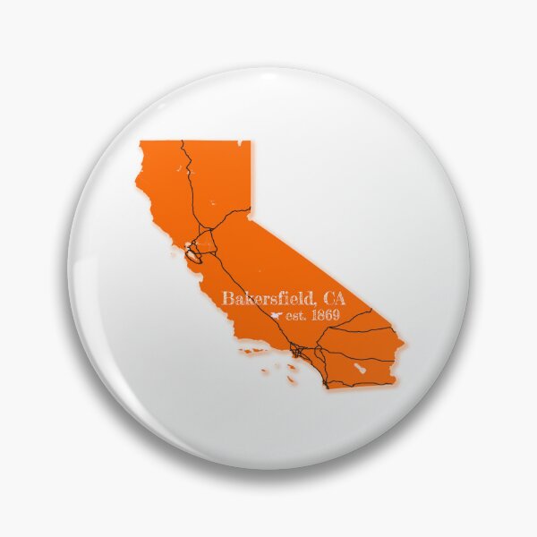 Item preview, Bakersfield, CA [Orange] designed and sold by PhilbonianDezin.