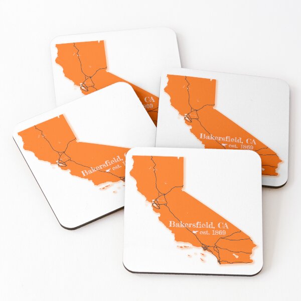 Item preview, Bakersfield, CA [Orange] designed and sold by PhilbonianDezin.