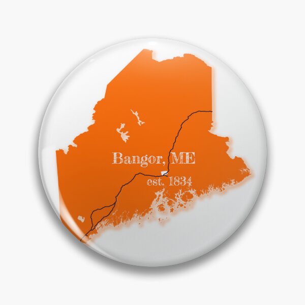 Item preview, Bangor, ME [Orange] designed and sold by PhilbonianDezin.