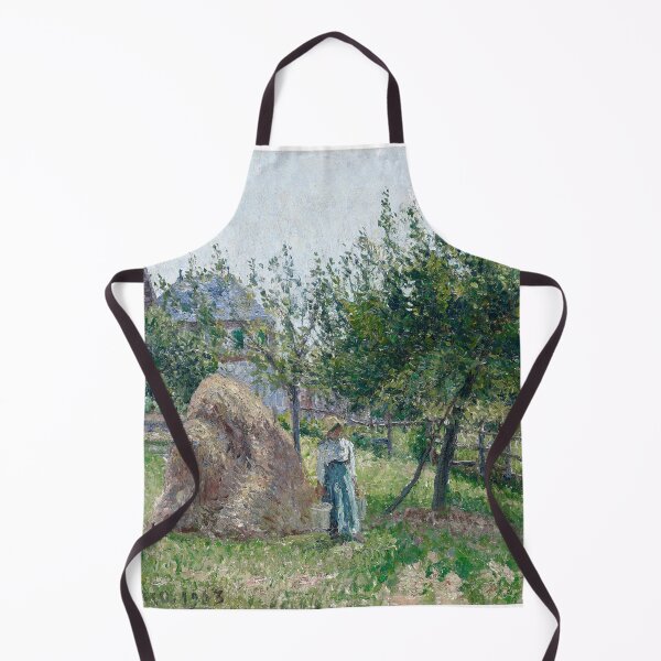 Item preview, Apple trees in Eragny, sunny morning (1903) painting in high resolution by Camille Pissarro. designed and sold by northstar11.
