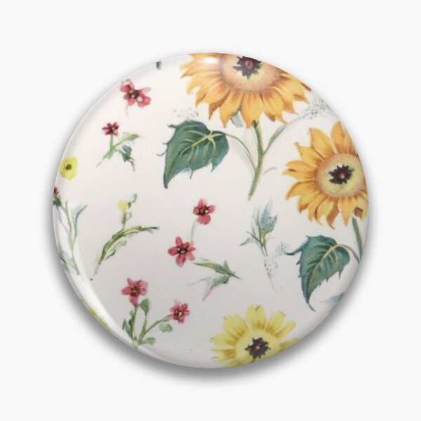 Item preview, Vintage style orange sunflowers designed and sold by Nice-patterns.