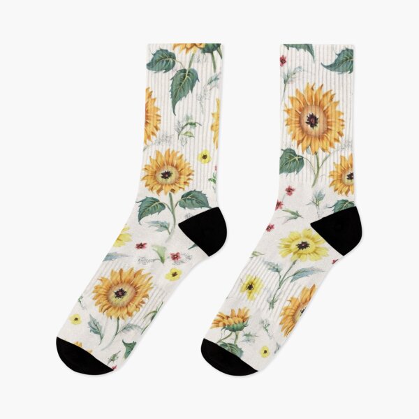 Item preview, Vintage style orange sunflowers designed and sold by Nice-patterns.
