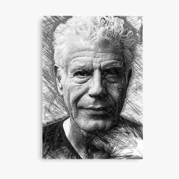 Anthony Bourdain Canvas Print