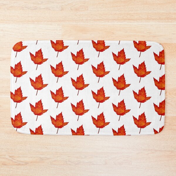 Item preview, Red-Orange Maple Leaf designed and sold by Lisa Neuman Watercolors.