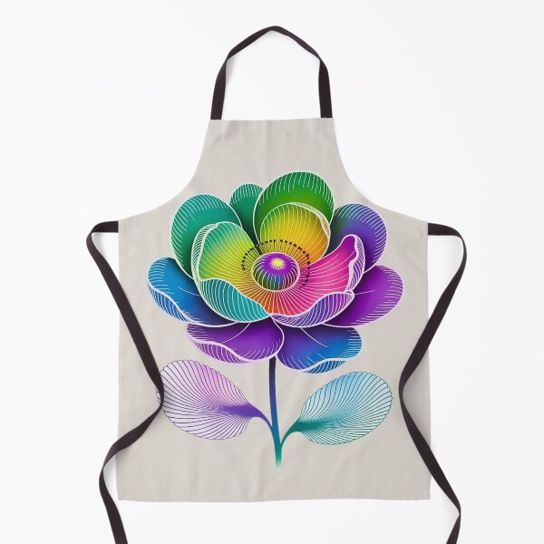 Item preview, Rainbow Lotus - Blooming Flowers designed and sold by VibrArtco.