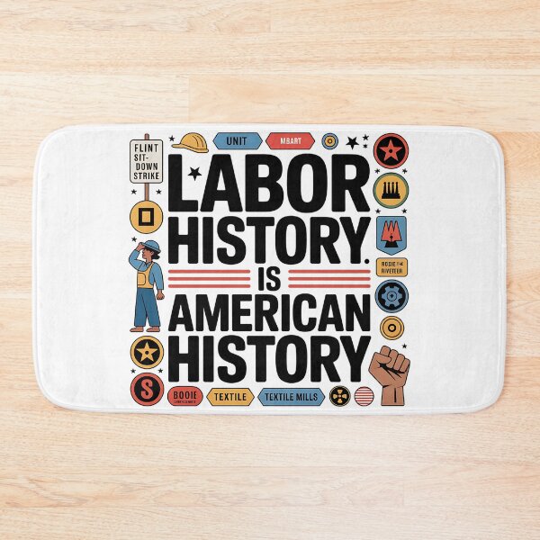 Item preview, Labor History Is American History designed and sold by CraftStudioCo.