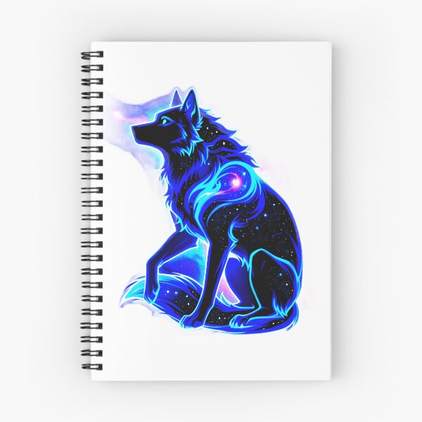 Item preview, Majestic Galaxy Wolf – Cosmic Energy Spirit 2 designed and sold by CreaVox.