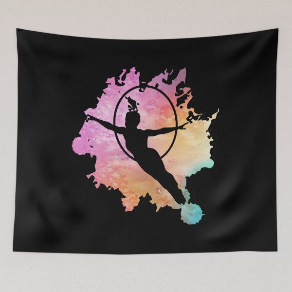 Item preview, Watercolour splash Aerialist Aerial Hoop  designed and sold by Neontuna.