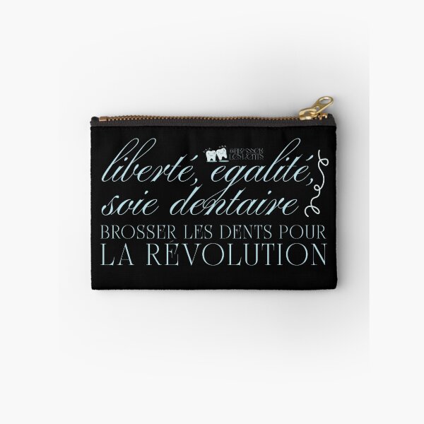 Item preview, Liberté, égalité, soie dentaire - Dark backing designed and sold by londonook.