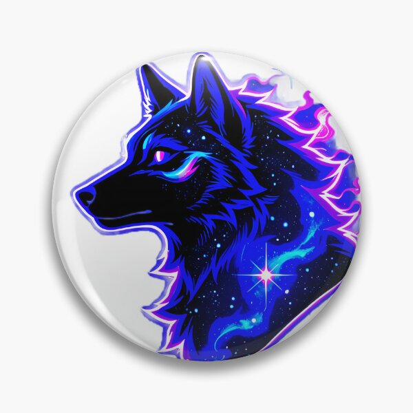 Item preview, Majestic Galaxy Wolf – Cosmic Energy Spirit 3 designed and sold by CreaVox.
