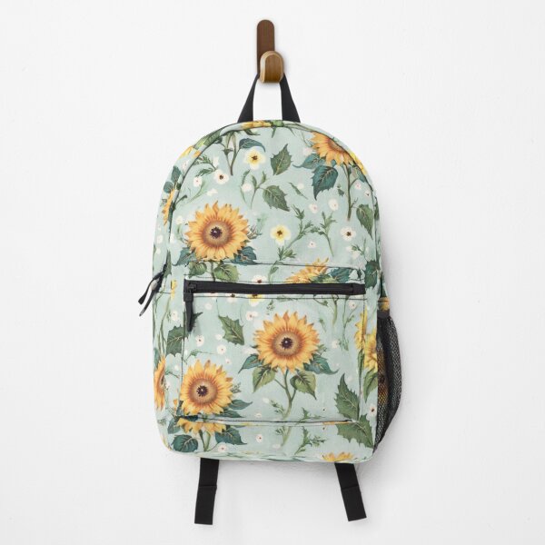 Item preview, Vintage style orange sunflowers designed and sold by Nice-patterns.