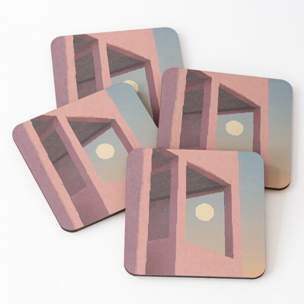 Item preview, Moonrise Through Pixelated Geometry designed and sold by Need-Foal.