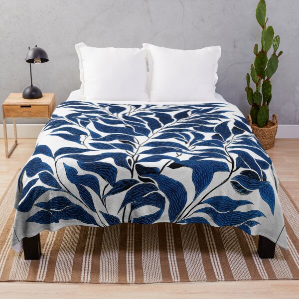 Artikelvorschau, Blaue minimalistische Wandkunst japanische Malerei Wabi Sabi Druck extra groß Dopamin Dekor entworfen und verkauft von regnumsaturni.