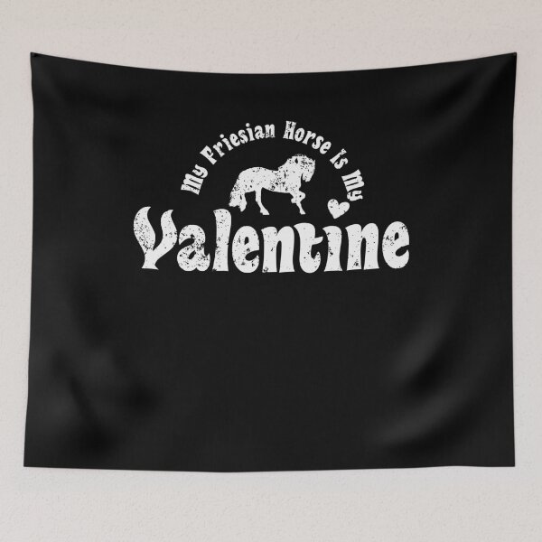Item preview, My Anti Valentine Friesian Horse designed and sold by shoppzee.