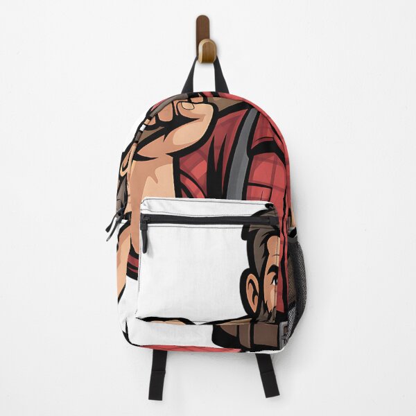Item preview, Cheerful Lumberjack Cartoon Design designed and sold by CraftStudioCo.