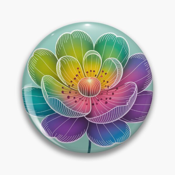 Item preview, Mystic Bloom - Spiritual Flower designed and sold by VibrArtco.