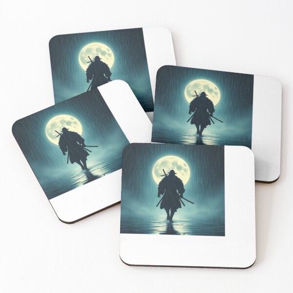 Item preview, Lone Ronin in the Storm – Samurai Warrior Art designed and sold by AlexDeko.