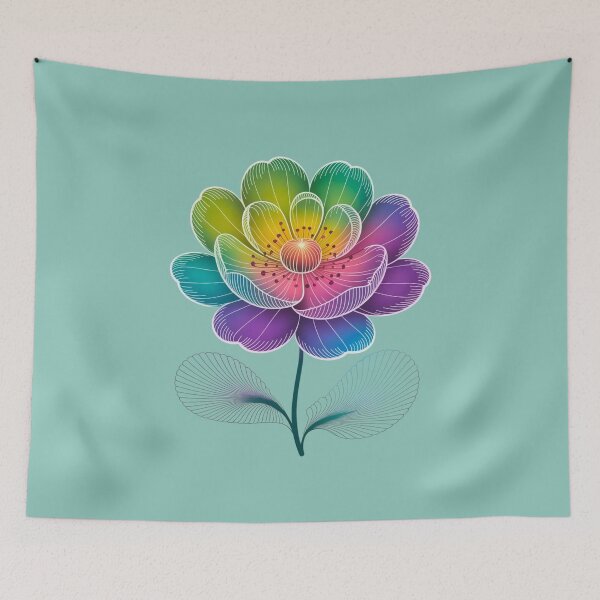 Item preview, Mystic Bloom - Spiritual Flower designed and sold by VibrArtco.