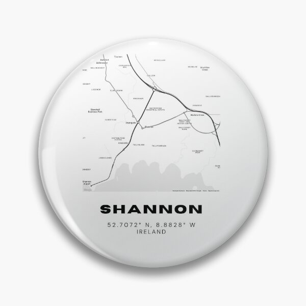 Item preview, Shannon Ireland Minimalist Map Art designed and sold by RM-Journey.