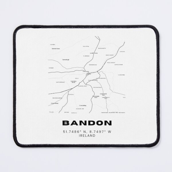 Item preview, Bandon Ireland Minimalist Map Print designed and sold by RM-Journey.