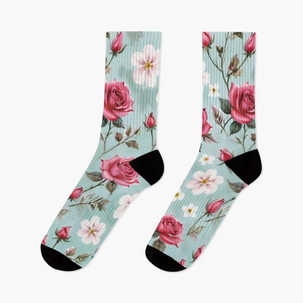 Item preview, Vintage style red roses designed and sold by Nice-patterns.