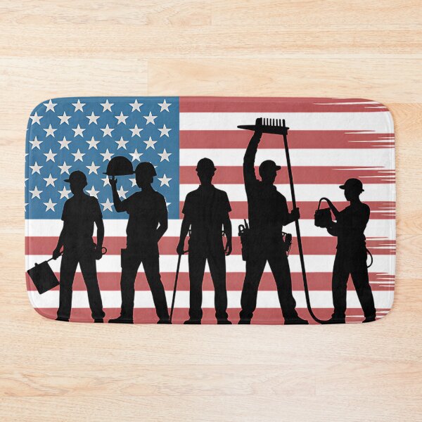 Item preview, American Workers Patriotic Unity Art designed and sold by CraftStudioCo.