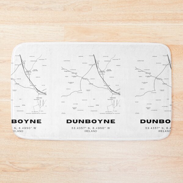 Item preview, Dunboyne Ireland Minimalist Map Art designed and sold by RM-Journey.