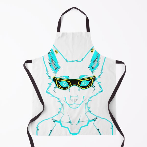 Item preview, Neon Cyberpunk Fox – Futuristic Glow designed and sold by CreaVox.