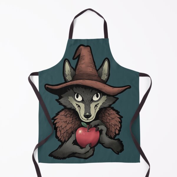 Item preview, Wolf Wizard with Apple designed and sold by Dubber-Designs.